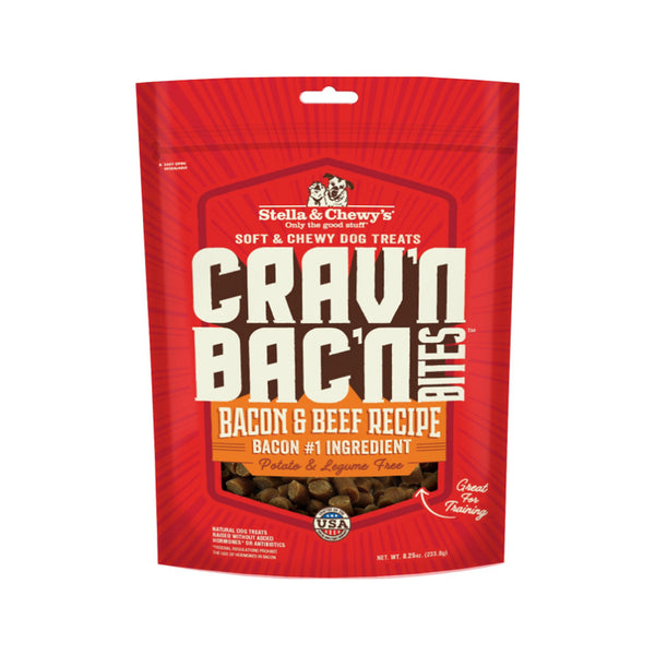 Crav'n Bac'n Bites Bacon & Beef Recipe Dog Treats
