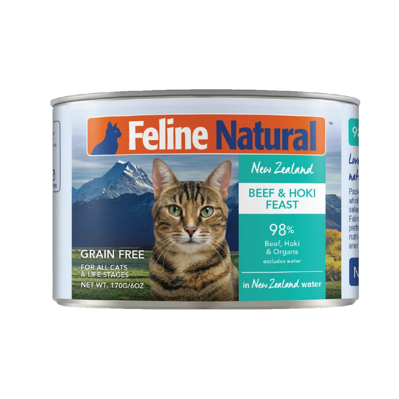 Canned Beef & Hoki Cat Food