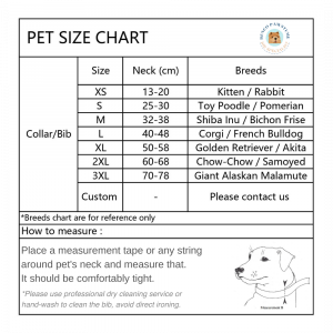 CNY Royal Blue Shirt Bib For Pets