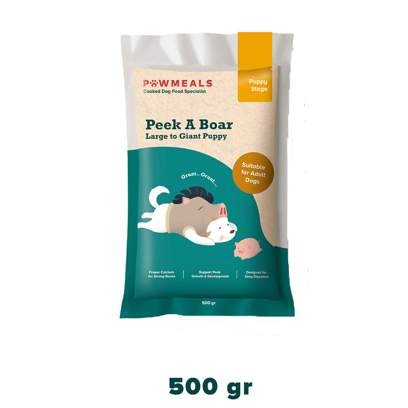 Peek A Boar Cooked Dog Food - Large To Giant Puppy