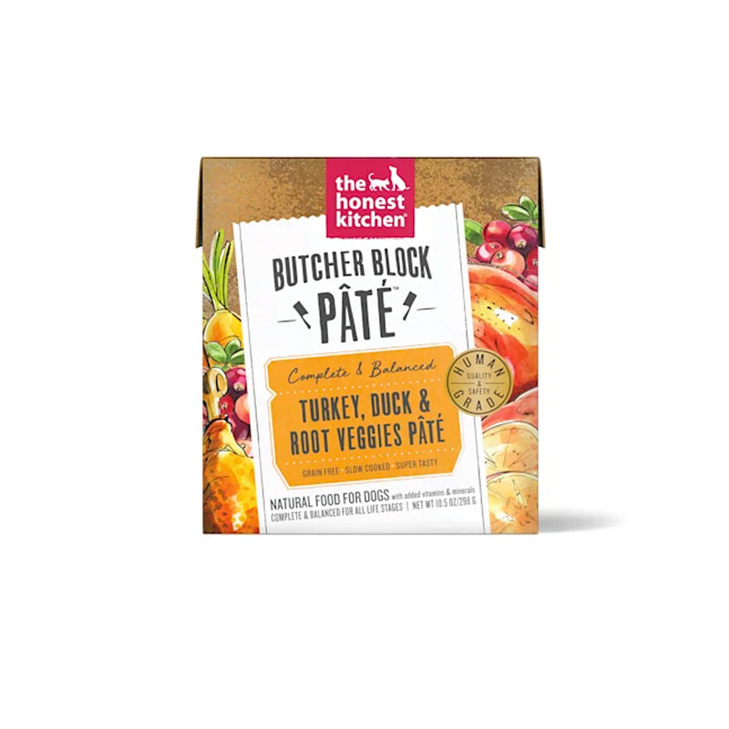 Turkey, Duck & Root Veggies Butcher Block Pate Wet Dog Food