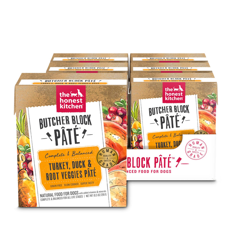 Turkey, Duck & Root Veggies Butcher Block Pate Wet Dog Food