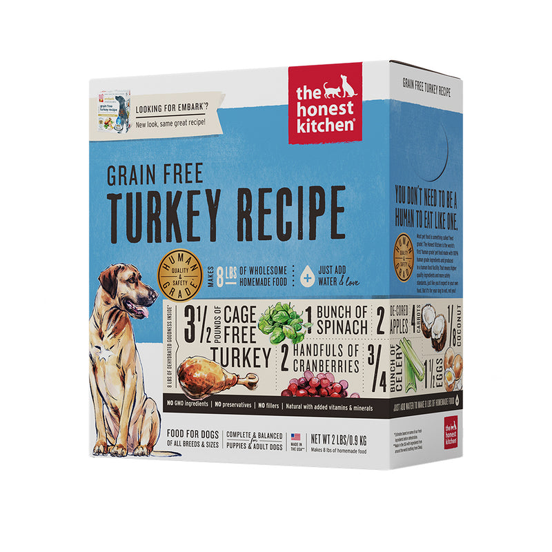 Grain-Free Turkey Recipe (Embark) Dehydrated Dog Food