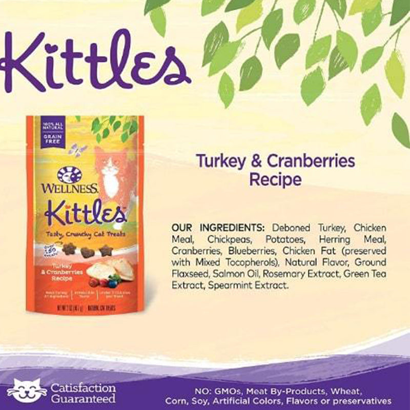 Complete Health Kittles Turkey & Cranberries Recipe Crunchy Cat Treats