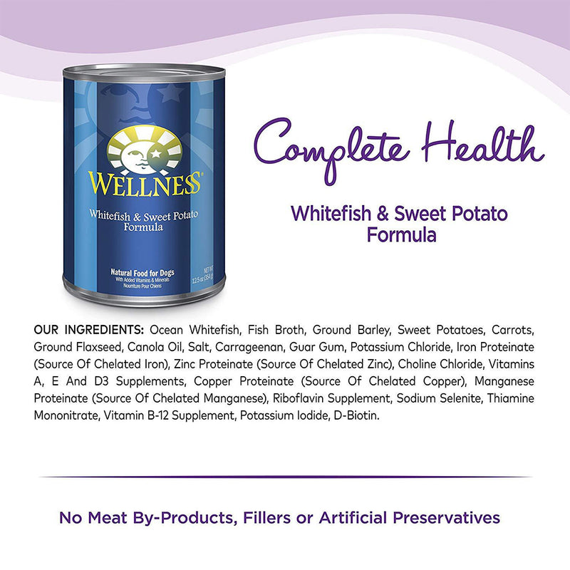 Complete Health Whitefish & Sweet Potato Canned Dog Food