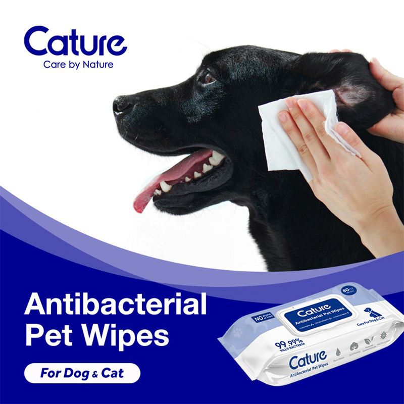 Antibacterial Pet Wipes 80 Sheet