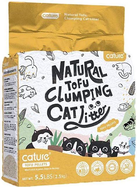 CATURE Natural Tofu Clumping Cat Litter-Milk