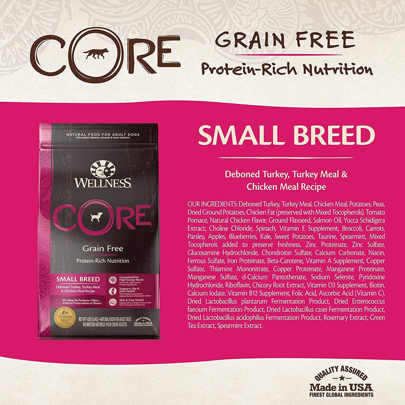 CORE Grain Free Small Breed Turkey & Chicken Dog Food