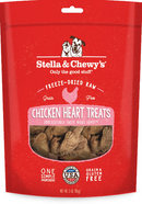 Single Ingredients Chicken Hearts Freeze-Dried Raw Dog Treats