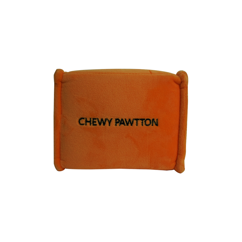 Chewy Pawtton Plush With Squeaker Dog Toy