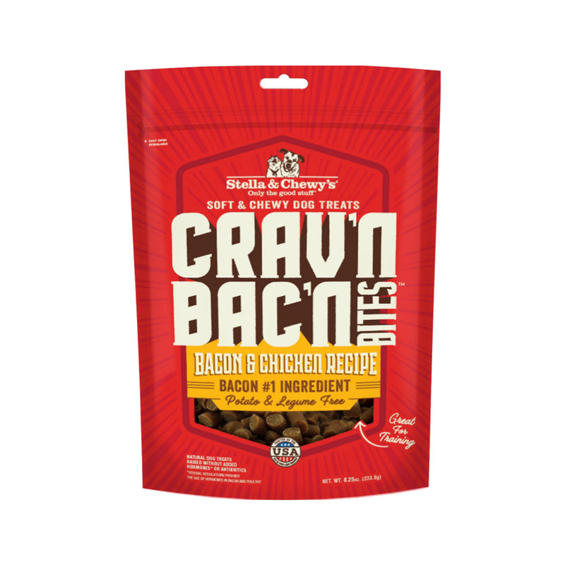 Crav'n Bac'n Bites Bacon & Chicken Recipe Dog Treats