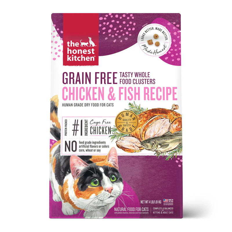 Whole Food Clusters Chicken & Whitefish Recipe Grain-Free Dry Cat Food