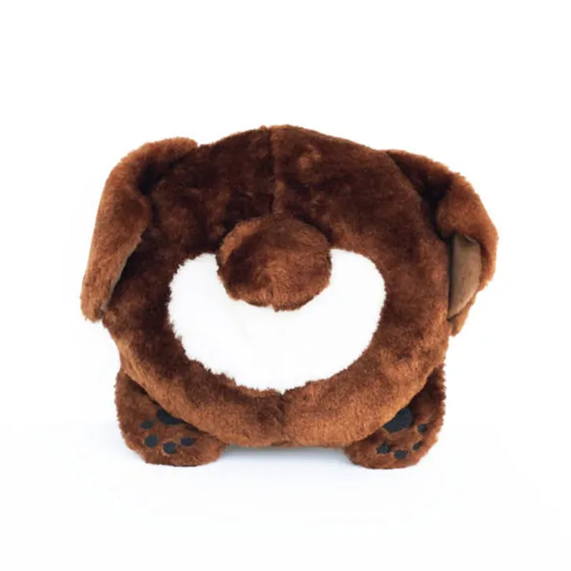 Chocolate Lab Bun Dog Toy