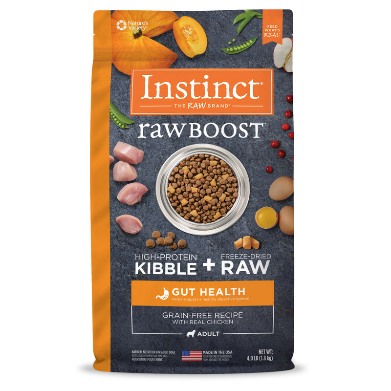 Raw Boost Gut Health Grain-Free Chicken Recipe Dry Dog Food