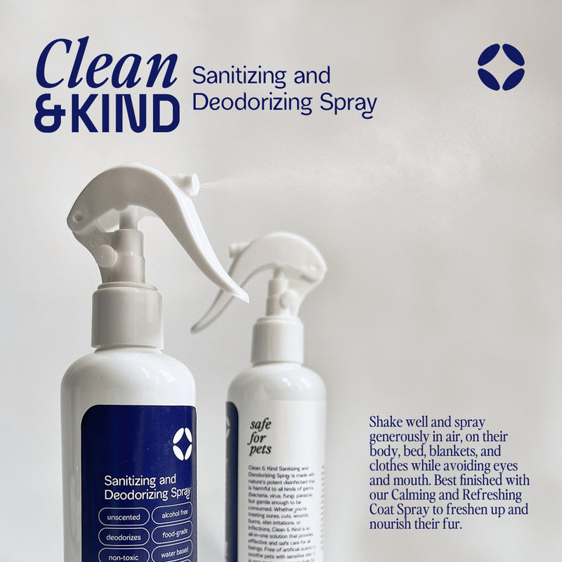 Clean & Kind Sanitizing and Deodorizing Spray for Dog and Cat