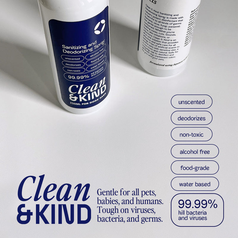 Clean & Kind Sanitizing and Deodorizing Spray for Dog and Cat