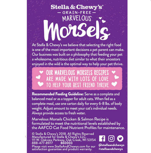 Marvelous Morsels Chicken & Salmon Medley Cat Wet Food