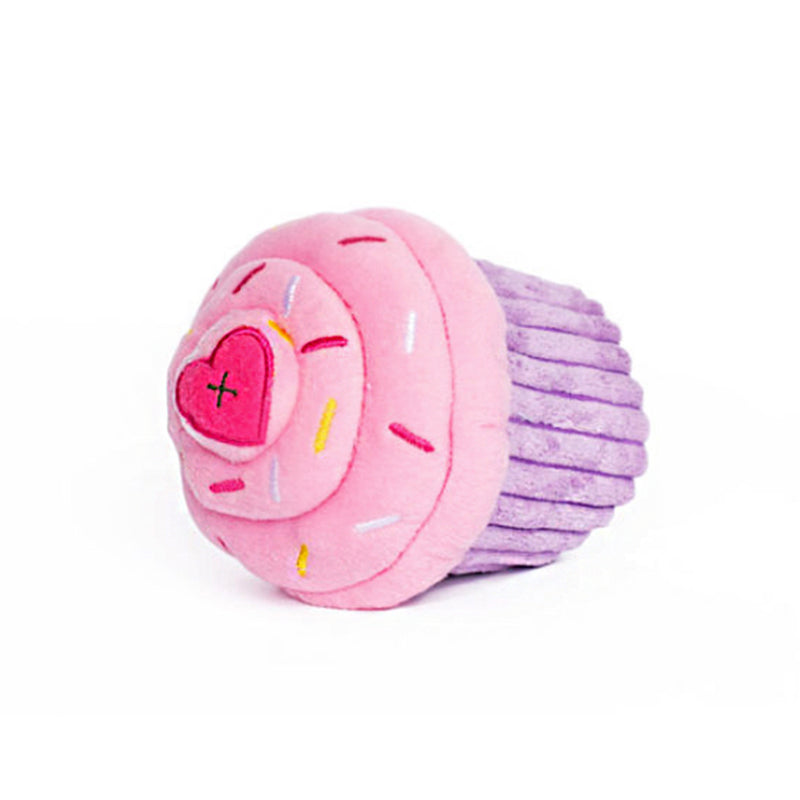 NomNomz - Cupcake Squeaky Plush Dog Toy