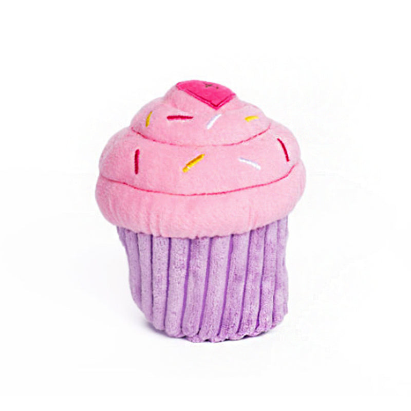 NomNomz - Cupcake Squeaky Plush Dog Toy