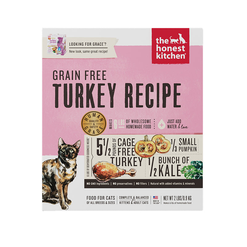 Grain-Free Turkey Recipe (Grace) Dehydrated Cat Food