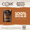 CORE 100% Boar Freeze-Dried Raw Treats, 2oz bag