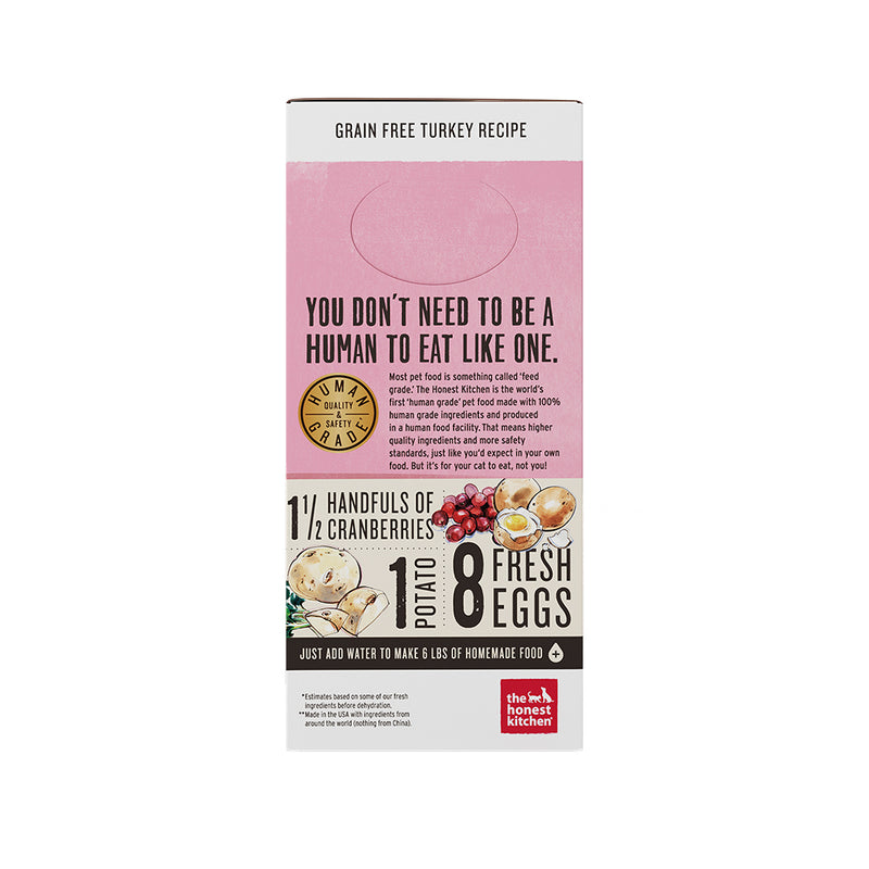 Grain-Free Turkey Recipe (Grace) Dehydrated Cat Food