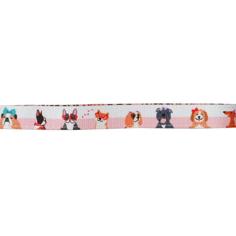 Reversible Dog Leash - Puppy Love