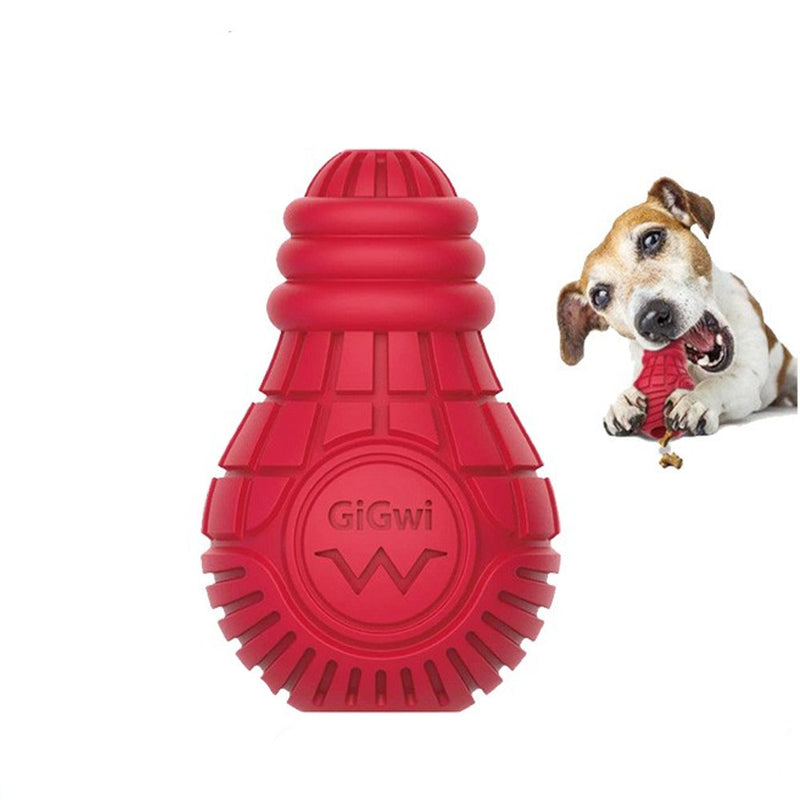 Bulb Rubber- Red Medium Dog Toy