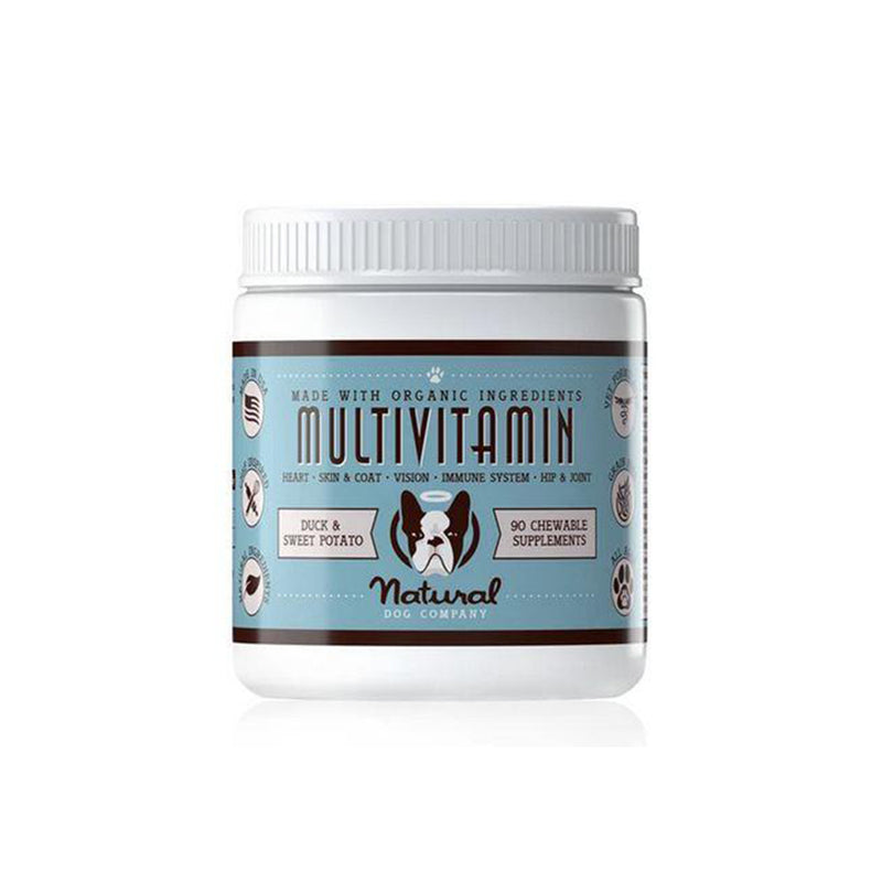 Multivitamin Duck and Sweet Potato Dog Supplement 90 chewable tabs