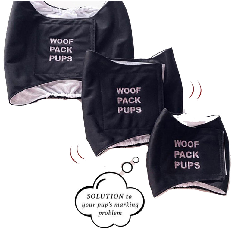 Reusable and Washable Diapers for Male Dog