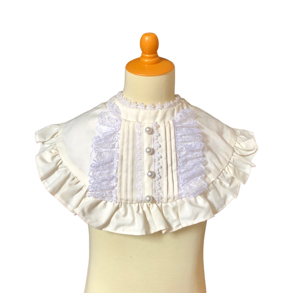 White Lace Bib For Pets