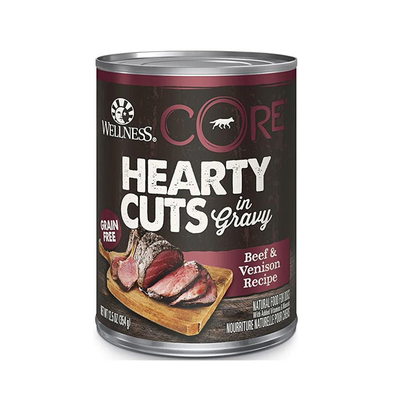 Wellness CORE Hearty Cuts in Gravy Beef & Venison Recipe Dog Food