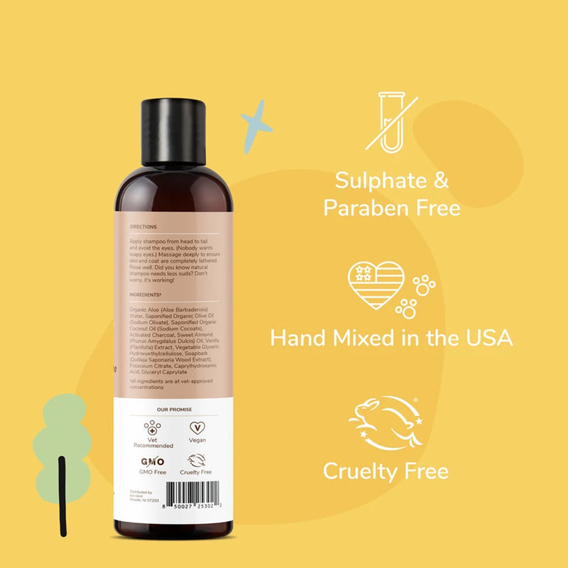 Deep Clean Natural Almond+Vanilla Dog Shampoo