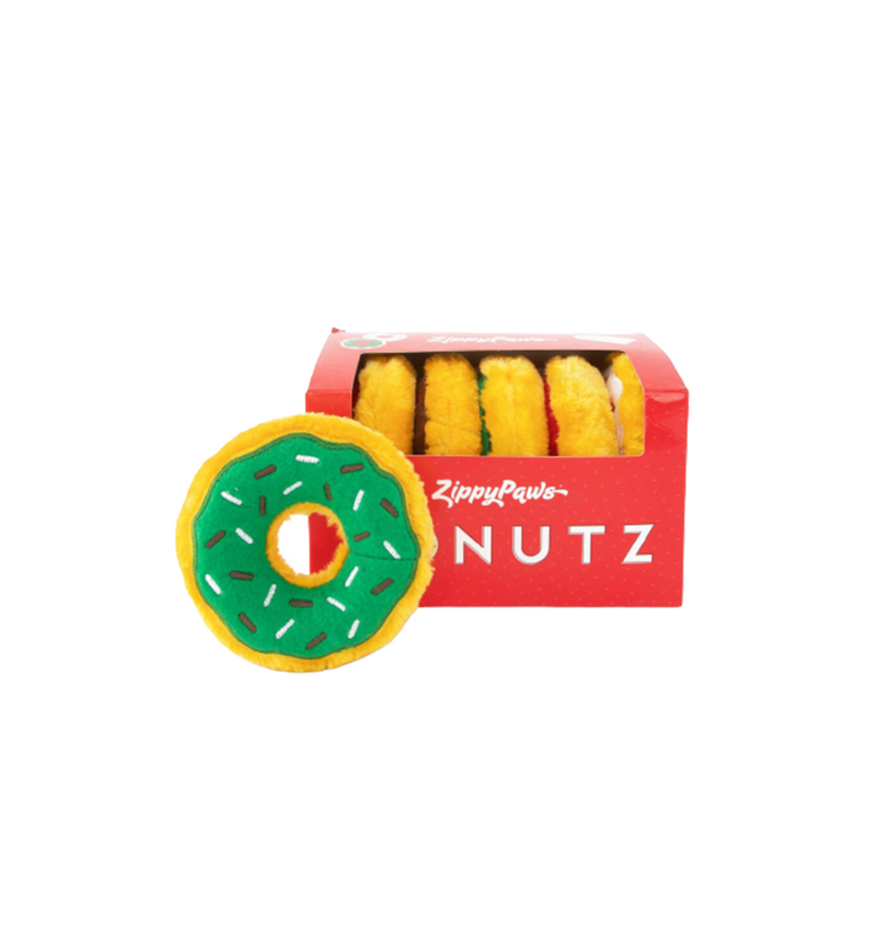 Holiday Mini Donutz Gift Box - 6 pcs Dog Toy