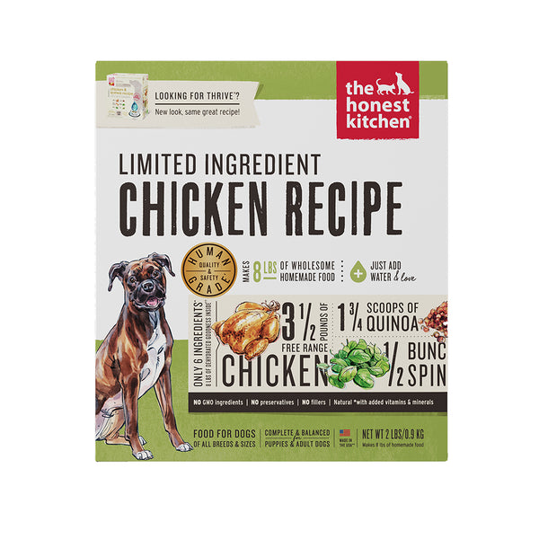 Limited Ingredient Diet Chicken Recipe Grain-Free (Thrive) Dehydrated Dog Food