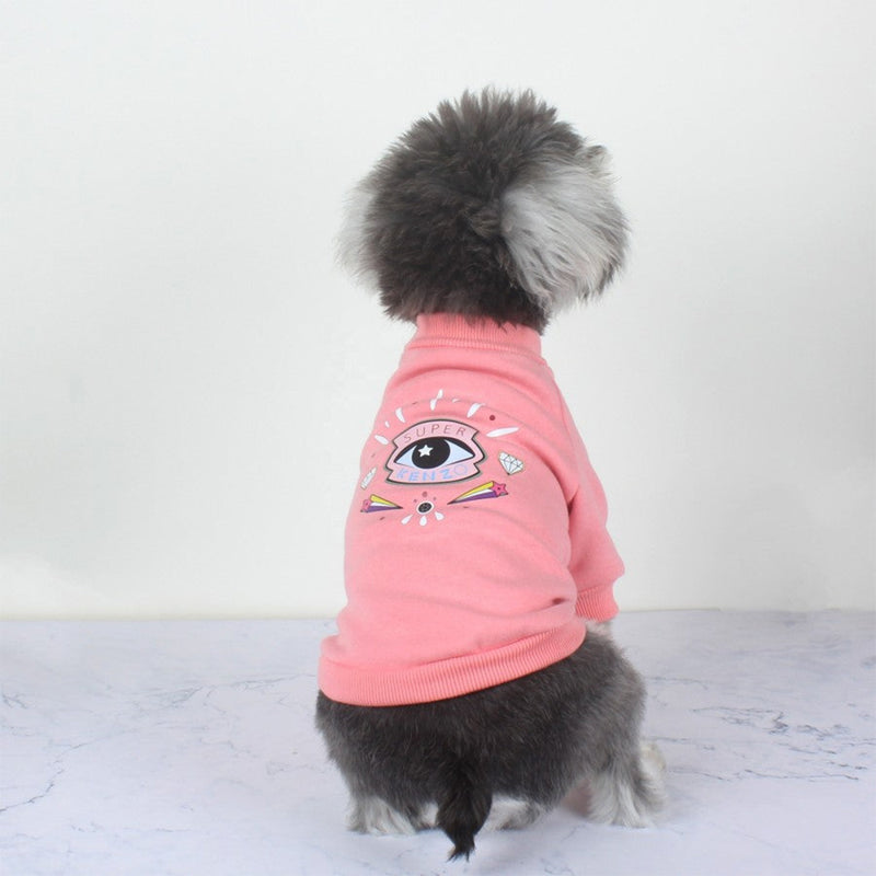 Pawnzo Pink Black Dog T-Shirt Clothes