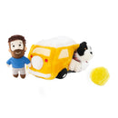 ZippyPaws Zippy Burrow - Momo And Andrew Interactive Puzzle Dog Toy