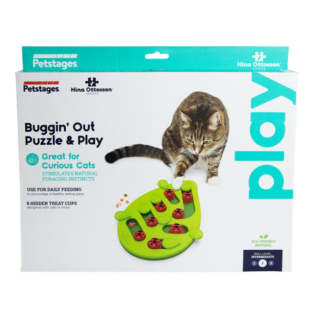 Petstages Buggin' Out Puzzle & Play Cat Toy