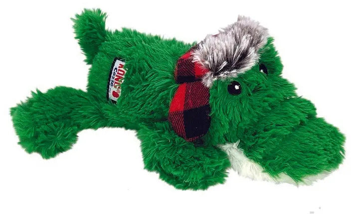 Holiday Cozie Alligator Dog Toy