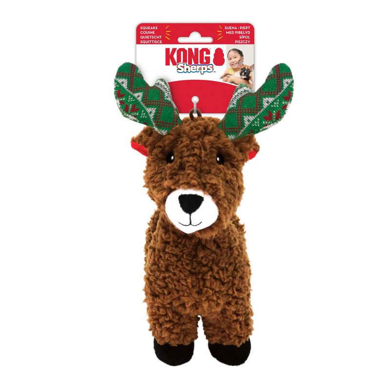 Kong holiday cozie reindeer dog toy sales
