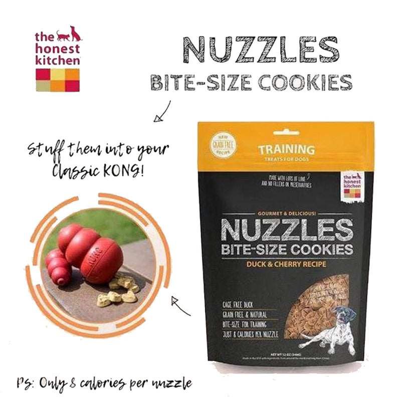 Nuzzles Grain-Free Duck & Cherry Recipe Cookie Dog Treats