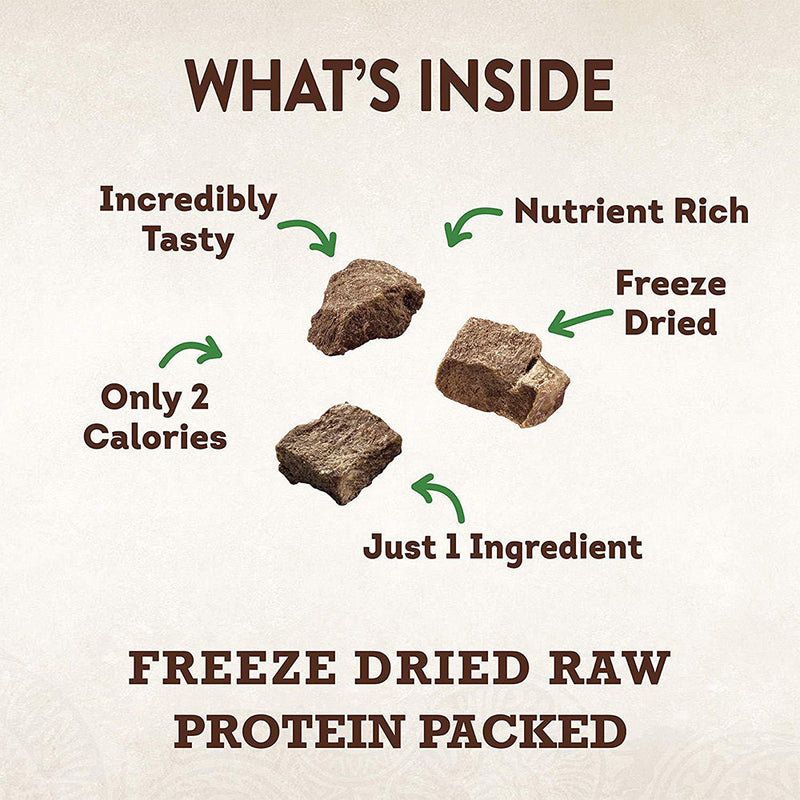 CORE 100% Turkey Freeze-Dried Raw Treats, 2oz bag