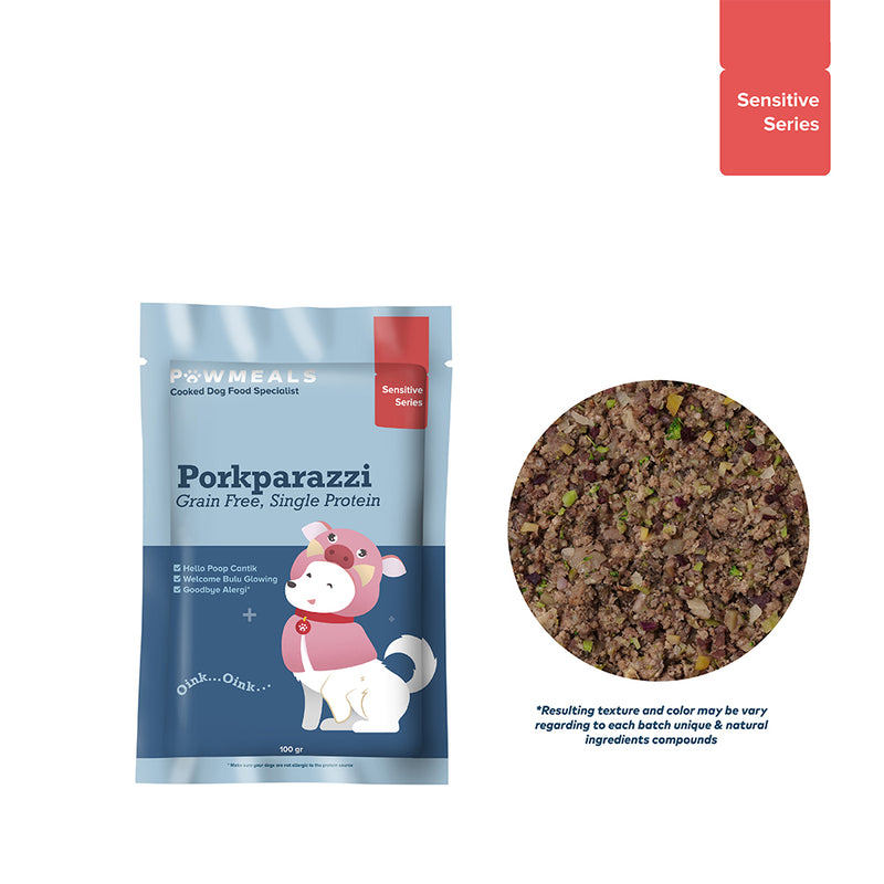 Grain Free Porkparazzi Cooked Dog Food