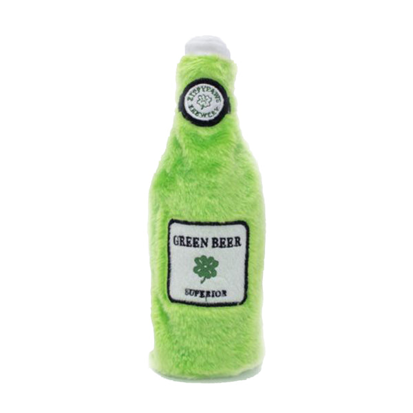 St Patrick's Happy Hour Crusherz - Green Beer Dog Toy