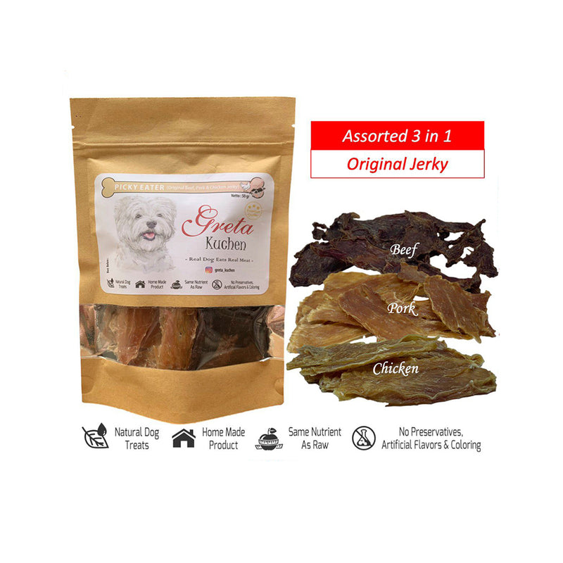 Picky Eater Original Beef, Pork & Chicken Jerky Dog Treats