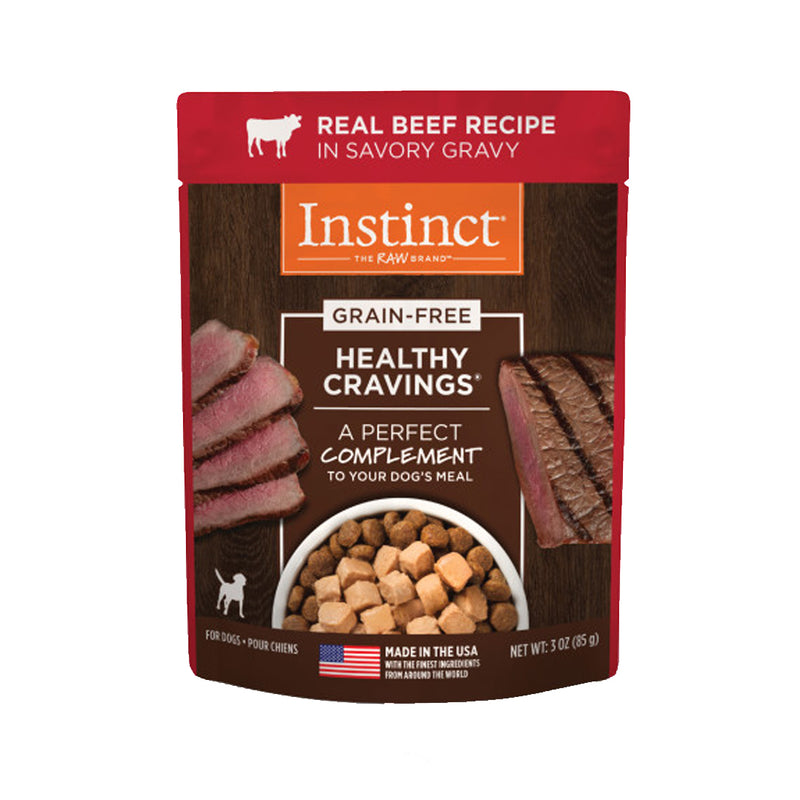 Grain Free Healthy Cravings Real Beef Recipe Wet Dog Food