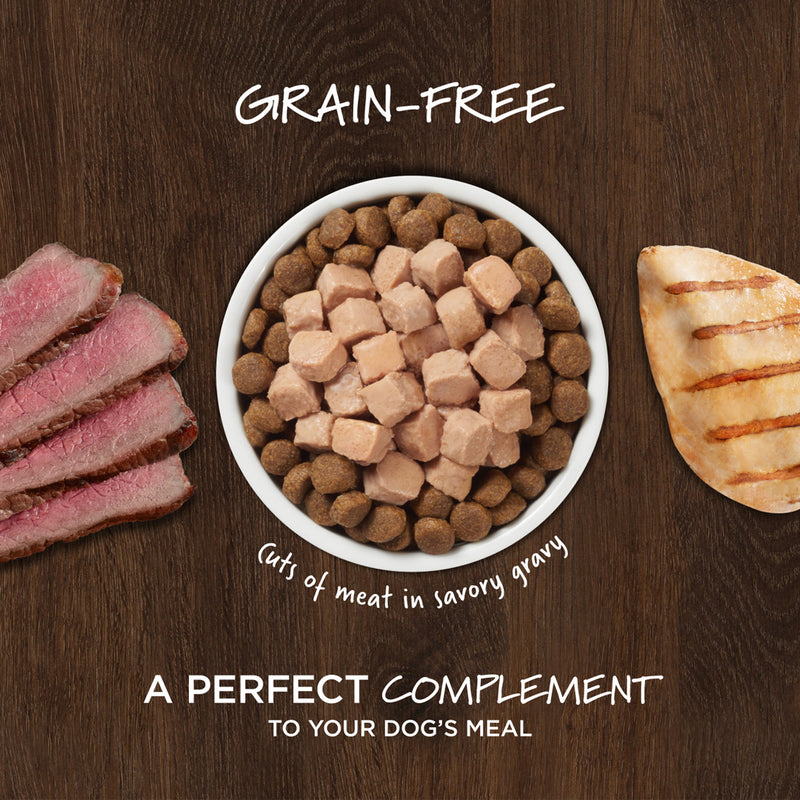 Grain Free Healthy Cravings Real Beef Recipe Wet Dog Food