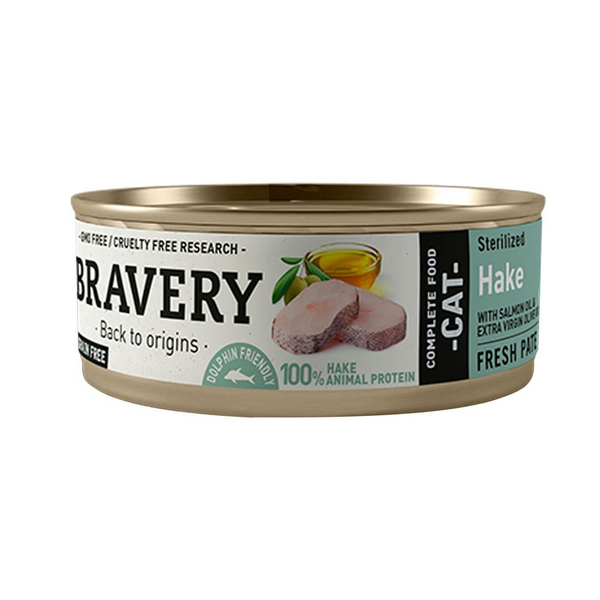 Grain-Free Sterilized Hake Canned Cat Food