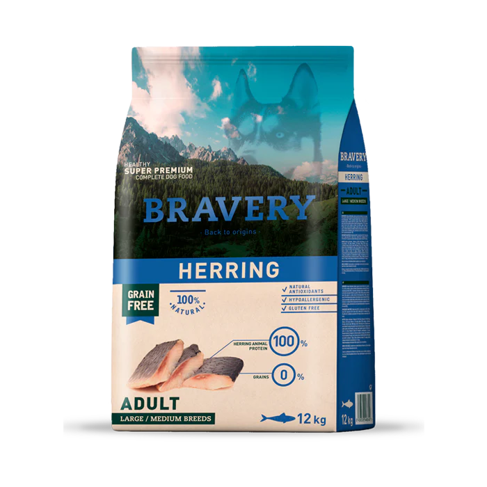 Grain-Free Herring Large/Medium Breed Adult Dry Dog Food