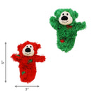 Holiday Softies Patchwork Bear Assorted Cat Toy